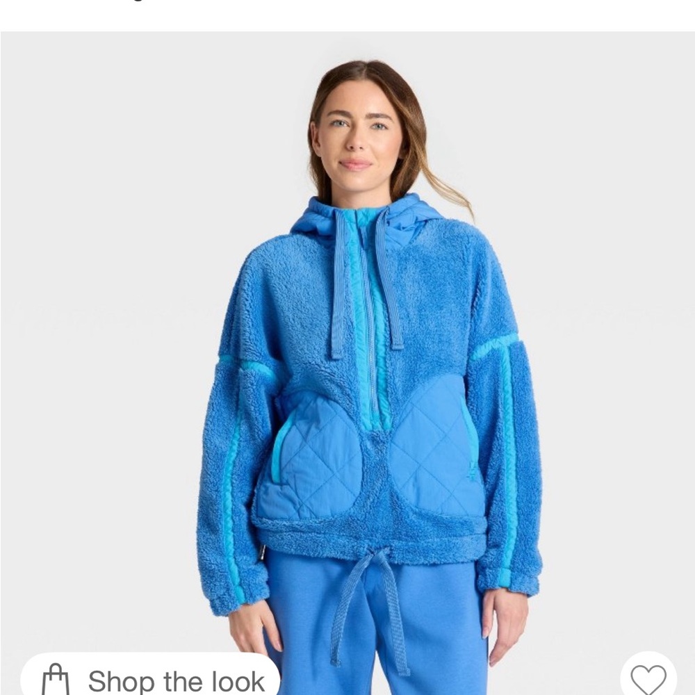 Women's JoyLab Blue Fleece Jacket